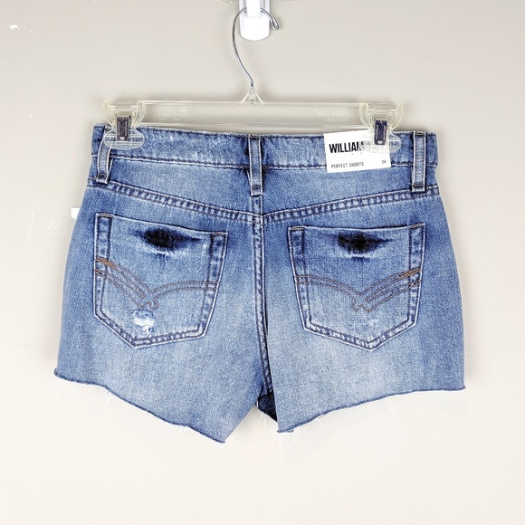 William Rast | Denim Boho Print Shorts - E19 - Picture 2 of 7